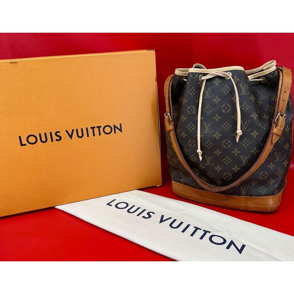 Louis Vuitton Full Size Noe Monogram Bucket Shoulder Bag Vintage - Picture 3 of 16